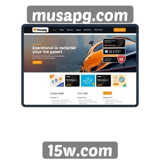Análise da interface do usuário do musapg.com